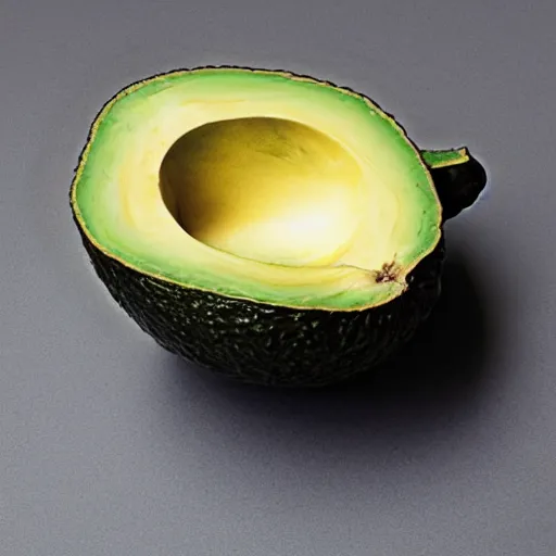 Image similar to An avocado chair