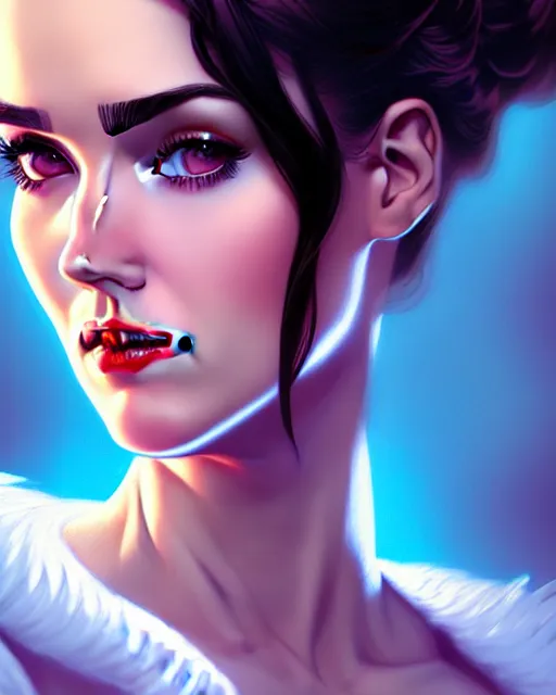 Image similar to a pin up and beautiful fashion charming dreamlke jennifer connelly, symmetrical face symmetrical eyes, character art, art by artgerm lau and wlop and and ilya kuvshinov and john singer sargent, joshua middleton comic art, frostbite 3 engine, cryengine