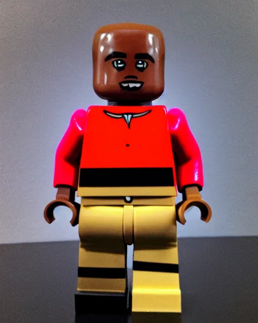 Image similar to Kanye West as a Lego figure