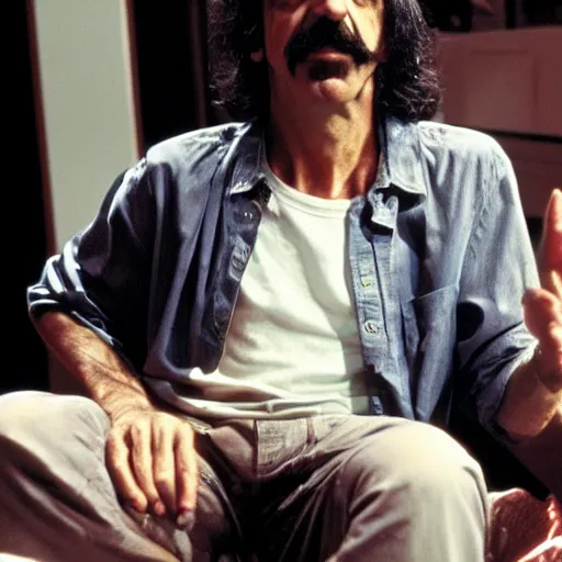 Prompt: frank zappa in the movie 2 0 0 1