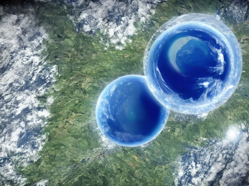 Prompt: The entire earth is the iris of your eyeball, 8k resolution, unreal engine