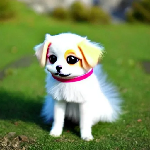 Image similar to Kawaii anime cute dog