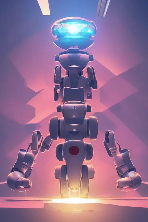 Image similar to metabots medabots medarotto medarot robot minimalist comics, behance hd by jesper ejsing, by rhads, makoto shinkai and lois van baarle, ilya kuvshinov, rossdraws global illumination ray tracing hdr radiating a glowing aura