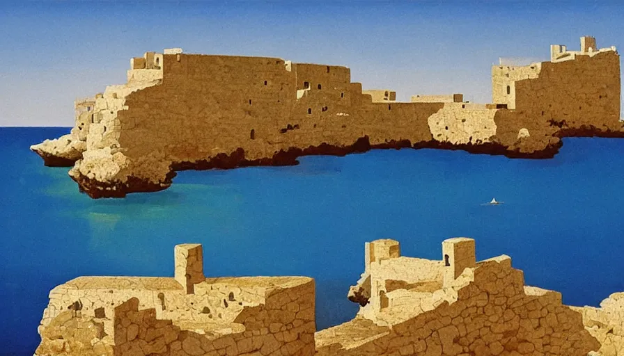 Image similar to Polignano a Mare by Roger Dean