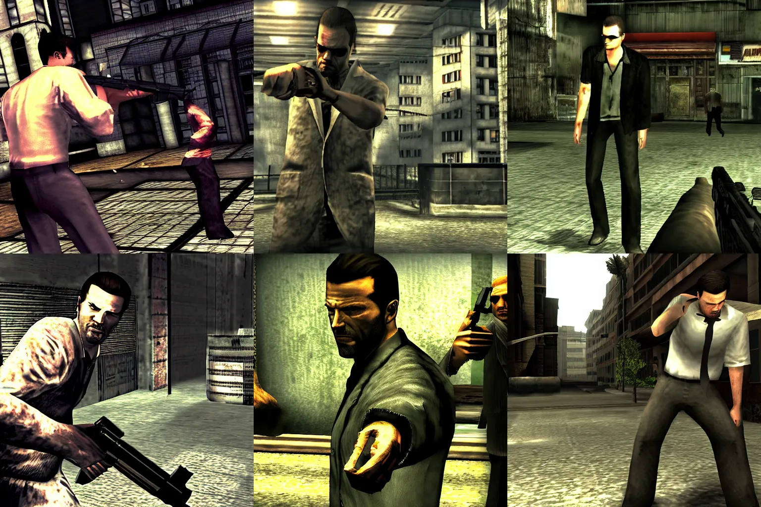 KREA - A promo screenshot from Max Payne 4: The Flight of Max Payne, which  features Max Payne becoming a famous pigeon rancher in post-collapse  America. Max Payne is forced to fight