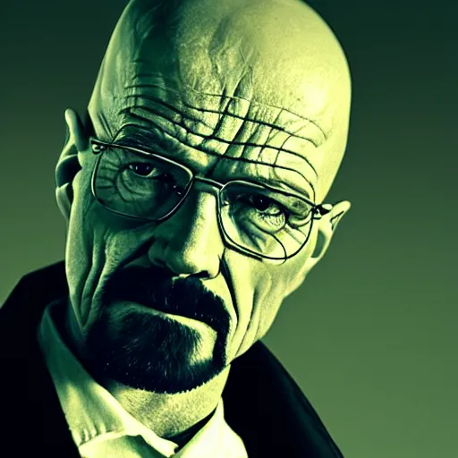 Prompt: Walter White Chainsawman , goes hard, gritty, violent, award winning, beautiful, cinematic, 7 years