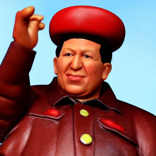 Image similar to hugo chavez action figure. realistic. photo. photorealistic. detailed. high quality. high resolution. lossless quality. lossless. 8 k. hdr. 4 k. 8 k resolution. 1 6 k resolution