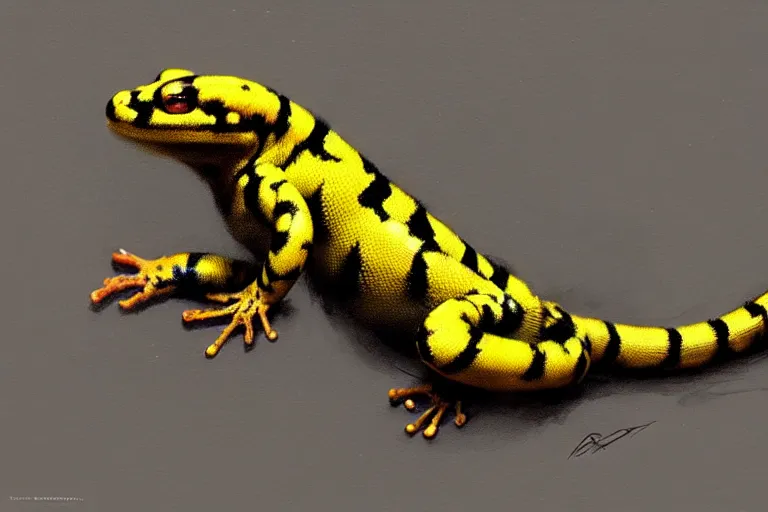 Image similar to fire salamander, photorealistic, trending on artstation, by bayard wu, anna podedworna, gaston bussiere, greg rutkowski