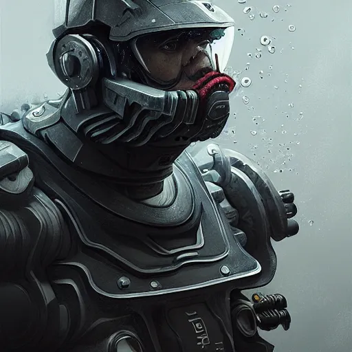 Image similar to portrait of rage against the washing machine, sci - fi, techwear, intricate, elegant, highly detailed, digital painting, artstation, concept art, smooth, sharp focus, illustration, by bartek fedyczak, erak note, tooth wu, neil richards, kan liu, siwoo kim, jisu choe