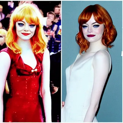 Prompt: emma stone in the style of sailor moon