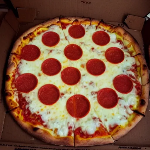 Image similar to pizza in style of starwars