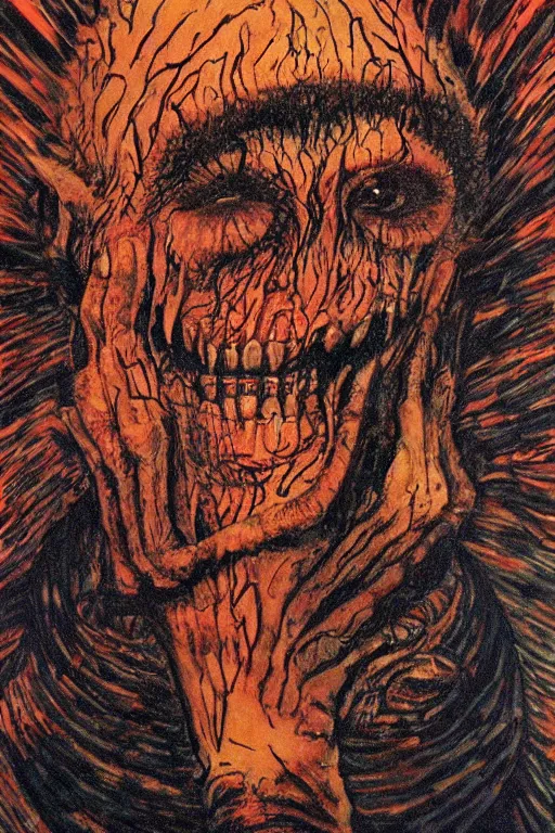 Image similar to tinnitus, by clive barker