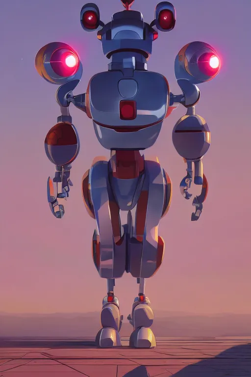 Image similar to metabots medabots medarotto medarot robot minimalist comics, behance hd by jesper ejsing, by rhads, makoto shinkai and lois van baarle, ilya kuvshinov, rossdraws global illumination ray tracing hdr radiating a glowing aura