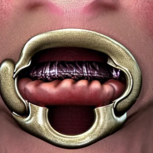 Image similar to a steampunk tongue