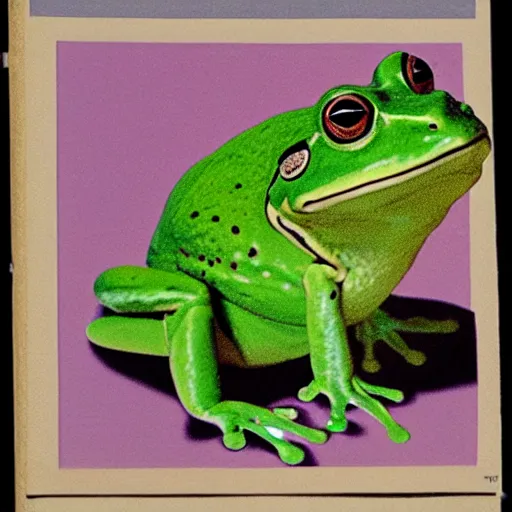 Image similar to Portrait of a frog from Centre Pompidou exhibition catalog