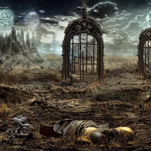 Image similar to wasteland of the unconscious imaginal realms