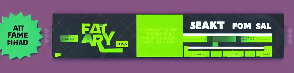 Prompt: fat man we respect you a lot fat man, snake oil CMO purple green color scheme, corporate banner, high profit margin pharmaceutical stock exchange, generic professional graphic header