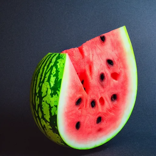 Image similar to photo of a watermelon on fire