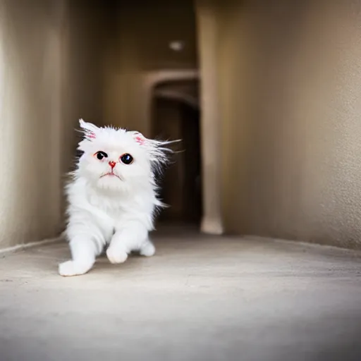 Image similar to a maltese - cat - hybrid, animal photography