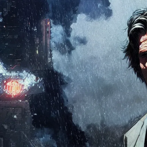 Image similar to Young Harrison Ford as a superhero, dramatic scene, manga panel, 8k, art by Akihiko Yoshida and Greg Rutkowski