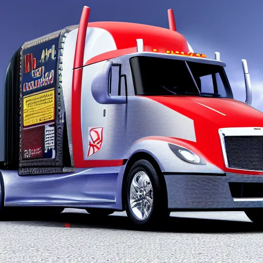 Prompt: a crab driving behind the wheel of a semi truck in real life, highly detailed, 8 k resolution, ultra realistic