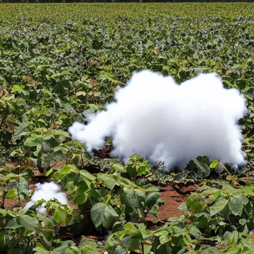 Image similar to explosion in the form of cotton plant