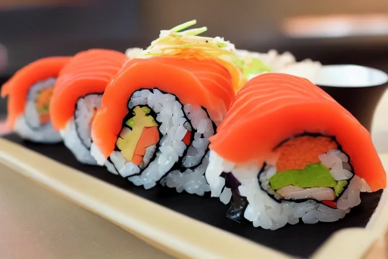 Image similar to The new McDonalds sushi roll