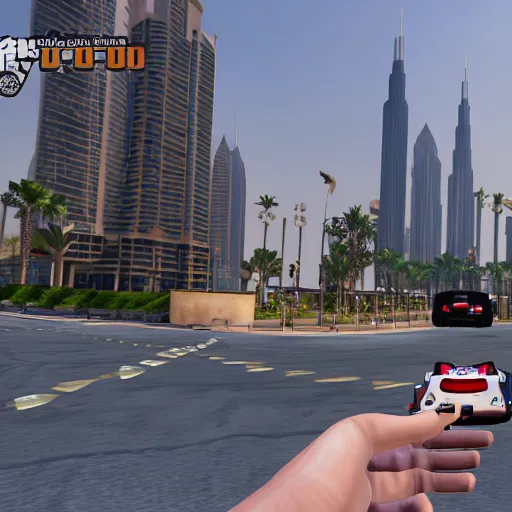 Image similar to gta : dubai, artgem