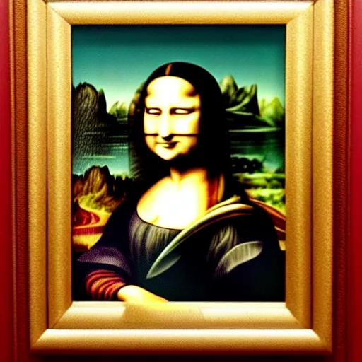 Prompt: chinese style portrait of a lady, the face is mona lisa