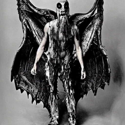 Image similar to a creature from a major horror hollywood movie, demon wings