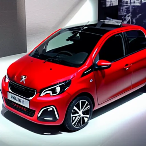 Image similar to peugeot 1 0 8 on the road, 2 0 2 2 released concept model