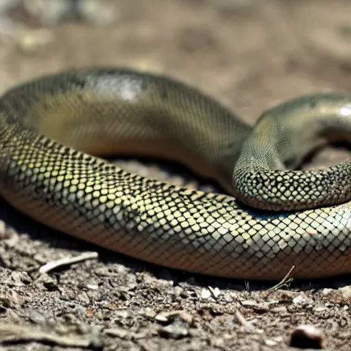 Prompt: a 4 legged snake