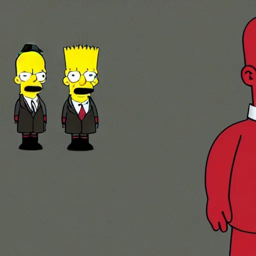 Prompt: Homer Simpson in Twin Peaks