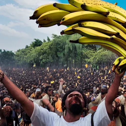 Image similar to bananas riots for banana rights, activism