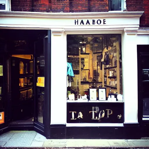 Prompt: “a shop called HORRIBLE on Marylebone High St”