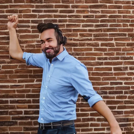 Prompt: a video reel of a man waving his arm from left to right