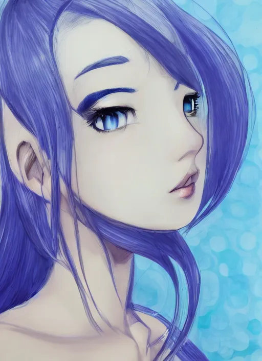 Prompt: portrait of a stunningly beautiful water drop, art by aioeiueioaeoaieuaieuao