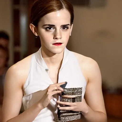 Image similar to Still of Emma Watson in WandaVision