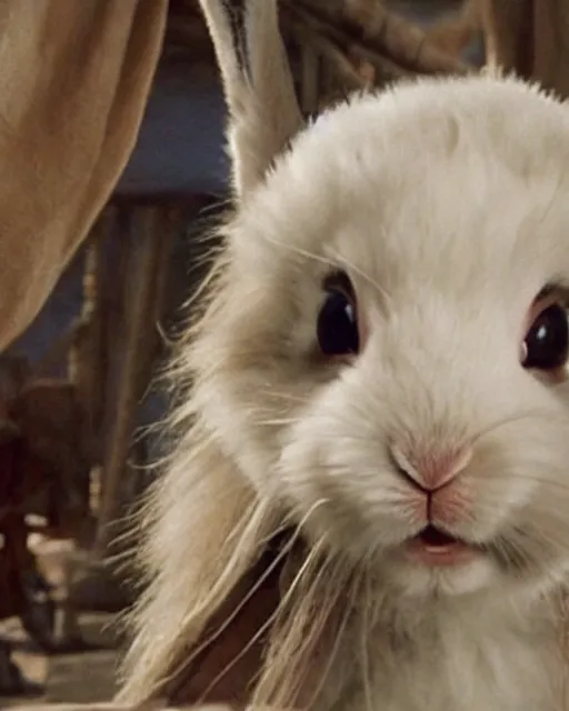 Image similar to A bunny in the movie pirates of the Caribbean ,