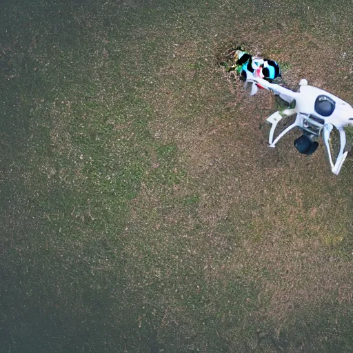 Prompt: photo of a monkey using a drone, 4k ultra hd