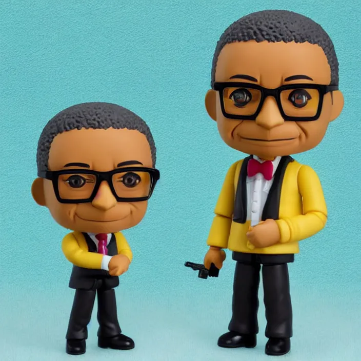 Prompt: Gus Fring, An anime Nendoroid of Gus Fring, figurine, detailed product photo