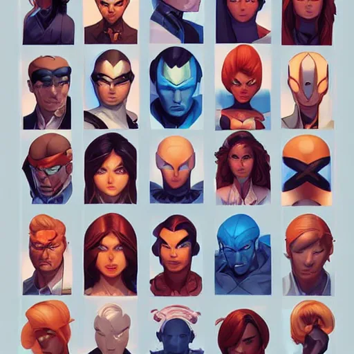 Image similar to face icon stylized minimalist x - men, loftis, cory behance hd by jesper ejsing, by rhads, makoto shinkai and lois van baarle, ilya kuvshinov, rossdraws global illumination