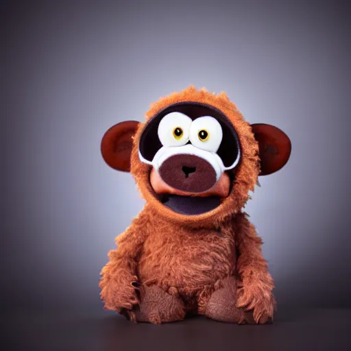 Prompt: cute gizmo mogwai as a muppet, product photography, commercial lighting, hdr