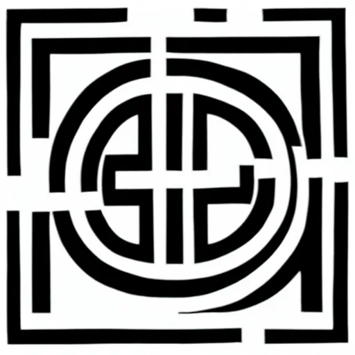 Image similar to black and white minimal animal symbol by karl gerstner, monochrome, 8 k scan, centered, symetrical, satisfying, bordered