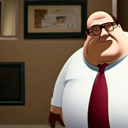 Image similar to peter griffin in the sopranos