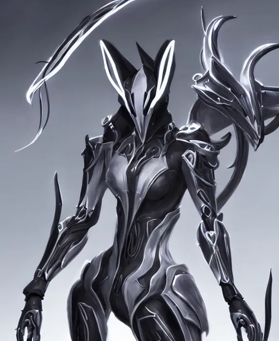 Image similar to exquisite cinematic full body shot of a beautiful saryn warframe, that's a giant beautiful stunning anthropomorphic robot female dragon with metal cat ears, posing elegantly, robot cat paws for feet, sharp claws, streamlined white armor, long elegant tail, two arms, two legs, long tail, detailed warframe fanart, destiny fanart, macro art, dragon art, furry art, realistic digital art, warframe art, Destiny art, furaffinity, DeviantArt, artstation, 3D realistic, 8k HD, octane render