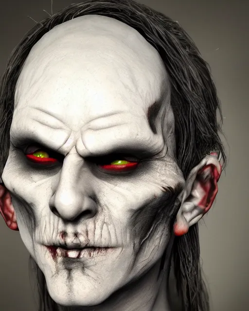 Image similar to portrait of an undead vampire lord, photorealistic, 8 k