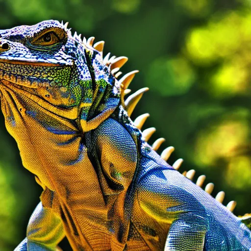 Prompt: iguana people wedding photography high quality HDR sunbeams ray traced lighting