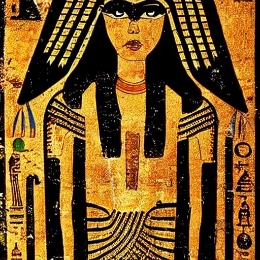 Image similar to evil black!!! egyptian hieroglyphs