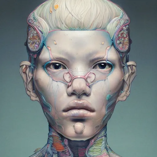 Prompt: citizen portrait soft light painted by james jean and tooth woo and sana takeda, inspired by ghost in the shell anime, smooth face feature, intricate oil painting, high detail illustration, sharp high detail, manga and anime 1 9 9 9